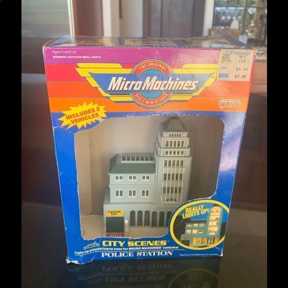 Vintage  Micro Machines Police Station
